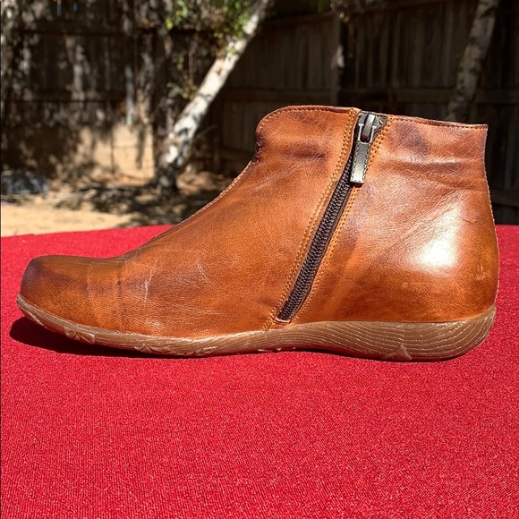 Jafa 156 Camel Booties Size 37 - Picture 2 of 10